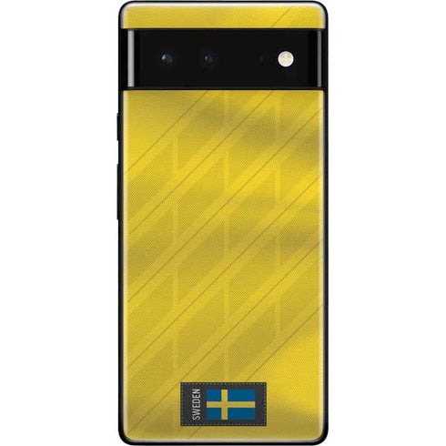 Sweden Soccer Flag Google Pixel 6 Skin
